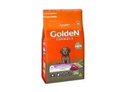 Ração Golden Fórmula Mini Bits para Cães Filhotes de Porte Pequeno Sabor Carne e Arroz 3kg