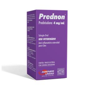 Anti-inflamatório Agener União Prednon 4 mg/ml para Cães 30 ml