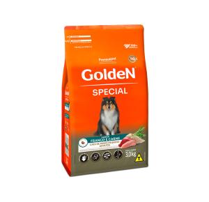 Ração Golden Special para Cães Adultos de Porte Pequeno Sabor Frango e Carne  3kg