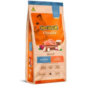 Ração Seca Special Cat Ultralife Salmão e Arroz para Gatos Filhotes 3kg