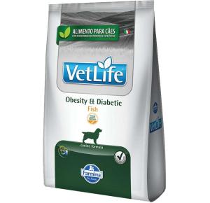 Ração Farmina  Seca Vet Life Natural Obesity e Diabetic Fish para Cães 2kg