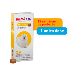 Antipulgas e Carrapatos Bravecto MSD para Cães até 4,5 kg 1 comprimido 112,5mg