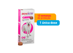 Antipulgas e Carrapatos Bravecto MSD para Cães de 40 a 56 kg 1 comprimido 1400mg