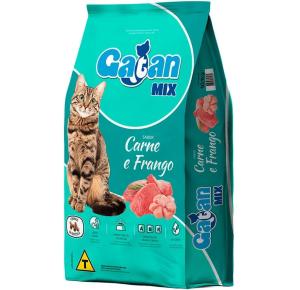 Ração Gatan Mix Para Gatos Adultos Sabor Carne E Frango 20kg