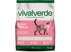 Areia Higiênica Biodegradável Vida Descomplicada Viva Verde Grãos Mistos  4 kg