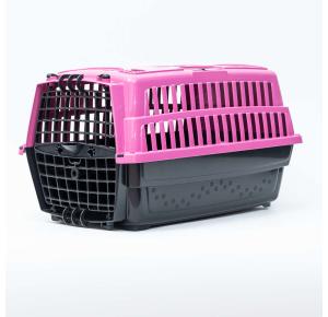 Caixa de Transporte Pet Injet Love Travel Rosa