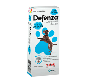 Defenza Antipulgas e Carrapatos para Cães de 20 a 40kg 1 comprimido 400mg