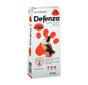 Defenza Antipulgas e Carrapatos para Cães de 4,5 a 10kg 1 comprimido 100mg