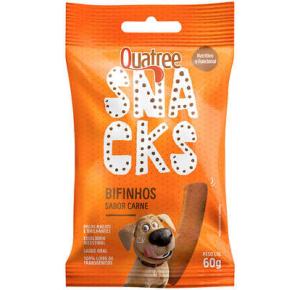 Snack Quatree Bifinhos para Cães Sabor Carne 60g