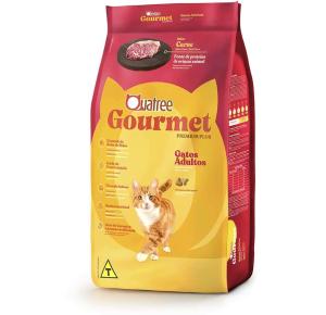 Ração Seca Quatree Gourmet Carne Gatos Adultos  - 3kg