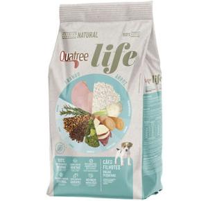 Ração Seca Quatree Life Frango e Arroz Cães Filhotes Raças Pequenas  -  1kg