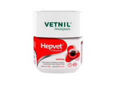 Suplemento Hepvet Mastigável para Cães e Gatos com 30 Comprimidos