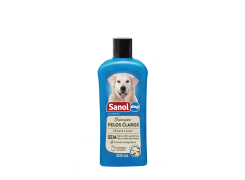 Shampoo Cães Pelo Claro Sanol Dog 500ml