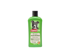 Shampoo Para Cães Pelo Escuro Sanol Dog -500ml