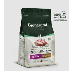 Ração Bionatural Prime Junior Para Cães Filhotes Raças Pequenas Frango 2,5Kg