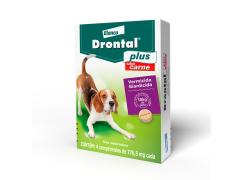 Vermífugo Drontal Plus para Cães de até 10kg com 4 Comprimidos