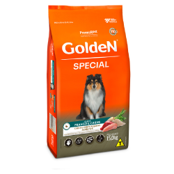 Ração Golden Special para Cães Adultos de Porte Pequeno Sabor Frango e Carne 15kg 