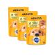 Kit 3 Ração Úmida Para Cachorro Pedigree  Adulto Raças Medias e Grandes Frango Ao Molho Sachê 100g