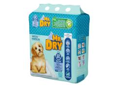 Tapete  Higiênico Super Absorvente  Para  Cães  Mr Dry  60x60cm - 7 unidades