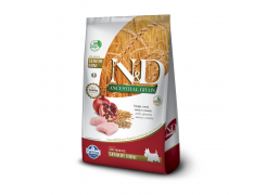 Ração Farmina N&D Ancestral Grain para Cães Sênior de porte Mini sabor Frango e Romã 2,5kg