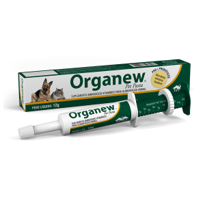 Suplemento Organew Pet Pasta 12g Vetnil para Cães e Gatos