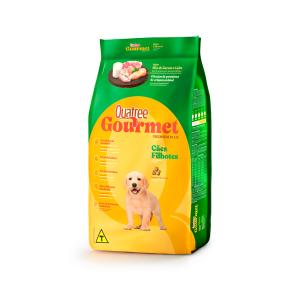 Ração Seca Premium Quatree Gourmet Mix de Carne e Leite Cães Filhotes 15kg