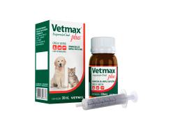 Vermífugo Vetnil Vetmax Plus Cães e Gatos - Suspensão Oral 30ml